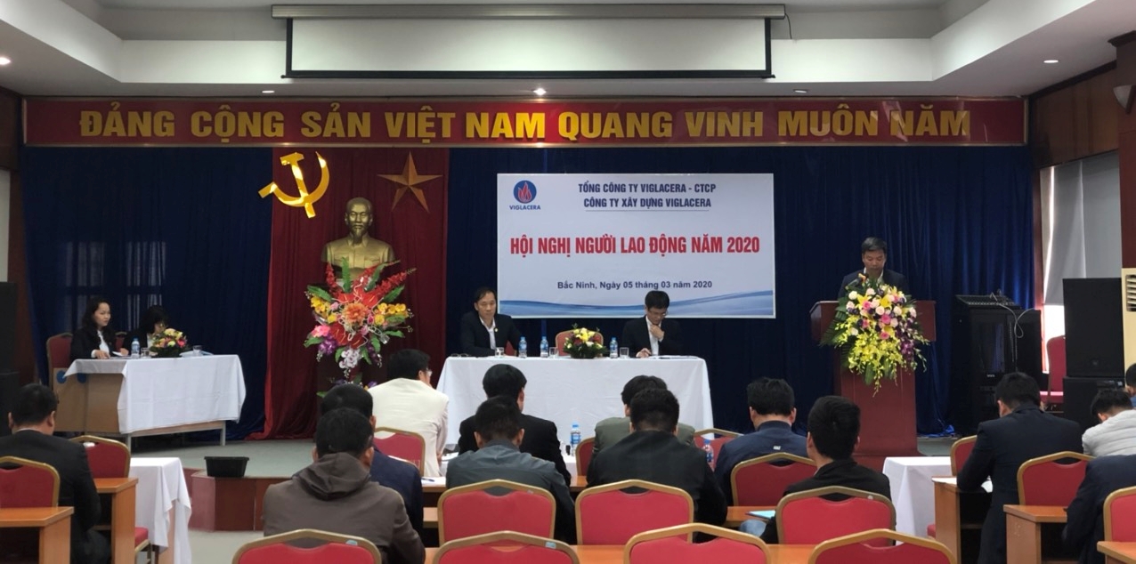 Hội nghị Người Lao động Công ty Xây dựng Viglacera 2020